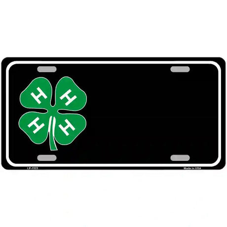 4-H Offset Metal Novelty License Plate 24" x 12" (LLP)