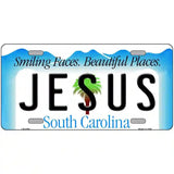 Jesus South Carolina Metal Novelty License Plate 24" x 12" (LLP)