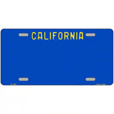 California Blue State Metal Novelty License Plate 24" x 12" (LLP)