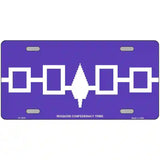 Iroquois Confederacy Flag Metal Novelty License Plate 24" x 12" (LLP)