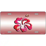 Hibiscus Flower Metal Novelty License Plate 24" x 12" (LLP)
