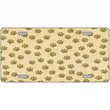 Paw s Metal Novelty License Plate 24" x 12" (LLP)