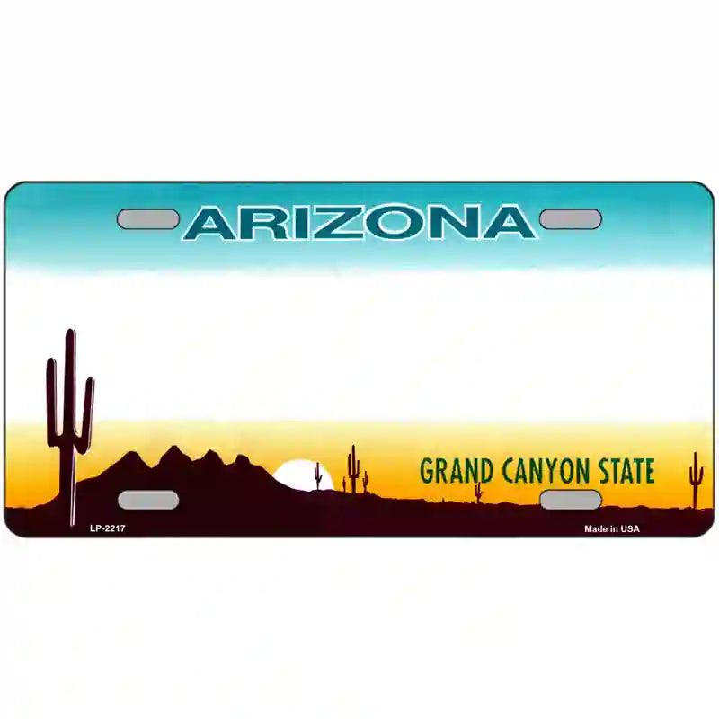 Arizona State Blank Novelty Metal License Plate 24" x 12" (LLP)