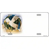 Volleyball Offset Metal Novelty License Plate 24" x 12" (LLP)