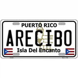Arecibo Puerto Rico Metal Novelty License Plate 24" x 12" (LLP)