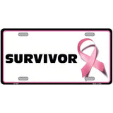 Survivor Metal Vanity License Plate Sign 24" x 12" (LLP)