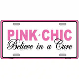 Pink Chic Metal Vanity License Plate Sign 24" x 12" (LLP)