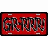 GR-RRR Metal Novelty License Plate 24" x 12" (LLP)