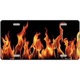 Flames Customizable Metal Novelty License Plate 24" x 12" (LLP)