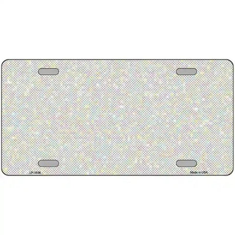 Fish Scale Metal Novelty License Plate 24" x 12" (LLP)