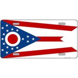 Ohio State Flag Metal Novelty License Plate 24" x 12" Large (LLP)