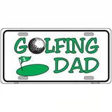 Golfing Dad Metal Novelty License Plate 24" x 12" (LLP)