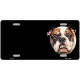 Bull Dog Offset Metal Novelty License Plate 24" x 12" (LLP)