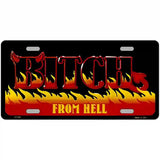 Bitch From Hell Metal Novelty License Plate 24" x 12" (LLP)