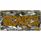 Redneck Camo Metal Novelty License Plate 24" x 12" (LLP)