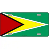 Guyana Flag Metal Novelty License Plate 24" x 12" (LLP)