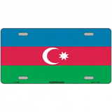 Azerbaijan Flag Metal Novelty License Plate 24" x 12" (LLP)