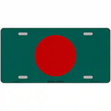 Bangladesh Flag Metal Novelty License Plate 24" x 12" (LLP)