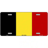 Belgium Flag Metal Novelty License Plate 24" x 12" (LLP)