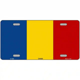 Chad Flag Metal Novelty License Plate 24" x 12" (LLP)