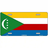 Comoros Flag Metal Novelty License Plate 24" x 12" (LLP)