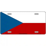 Czech Republic Flag Metal Novelty License Plate 24" x 12" (LLP)