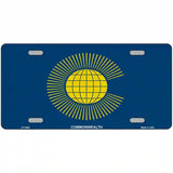 Commonwealth Flag Metal Novelty License Plate 24" x 12" (LLP)