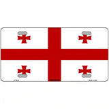 Georgia Flag Metal Novelty License Plate 24" x 12" (LLP)