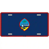 Guam Flag Novelty Metal License Plate Tag 24" x 12" (LLP)