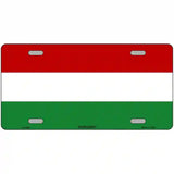 Hungary Flag Metal Novelty License Plate 24" x 12" (LLP)