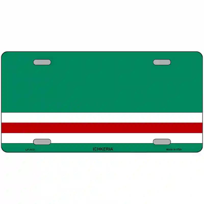 Ichkeria Flags Metal Novelty License Plate 24" x 12" (LLP)