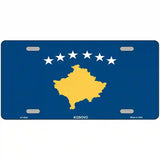 Kosovo Flag Metal Novelty License Plate 24" x 12" (LLP)