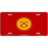 Kyrgyzsyan Flag Metal Novelty License Plate 24" x 12" (LLP)