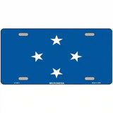 Micronesia Flag Metal Novelty License Plate 24" x 12" (LLP)
