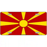 Macedonia Flag Metal Novelty License Plate 24" x 12" (LLP)