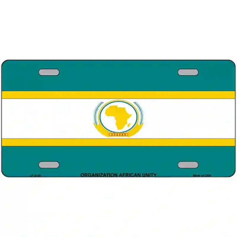 Organization African Unity Flag Metal Novelty License Plate 24" x 12" (LLP)