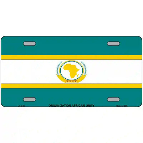 Organization African Unity Flag Metal Novelty License Plate 24" x 12" (LLP)