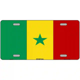 Senegal Flag Metal Novelty License Plate 24" x 12" (LLP)
