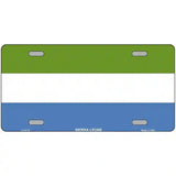 Sierra Leone Flag Metal Novelty License Plate 24" x 12" (LLP)