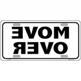 Move Over Metal Novelty License Plate 24" x 12" (LLP)