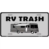 RV Trash Aluminum Automotive Novelty License Plate 24" x 12" (LLP)