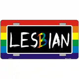 Lesbian Metal Novelty License Plate 24" x 12" (LLP)