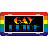 Gay Pride Metal Novelty License Plate 24" x 12" (LLP)