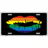 Lips Metal Novelty License Plate 24" x 12" (LLP)