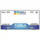 Puebla Mexico Novelty Metal License Plate 24" x 12" (LLP)