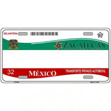 Zachatecas Mexico Novelty Metal License Plate 24" x 12" (LLP)