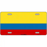 Colombia Flag Metal Novelty License Plate 24" x 12" (LLP)