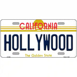 Hollywood California Novelty Metal License Plate 24" x 12" (LLP)