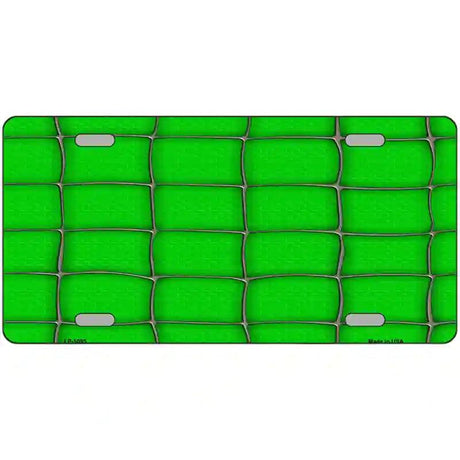 Web Green Metal Novelty License Plate 24" x 12" (LLP)