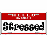 Stressed Metal Novelty License Plate 24" x 12" (LLP)